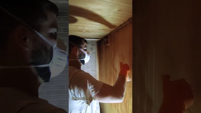 Как убрать копоть или сажу в сауне. #remontstroy35 #ремонтквартир #стройка смотреть онлайн