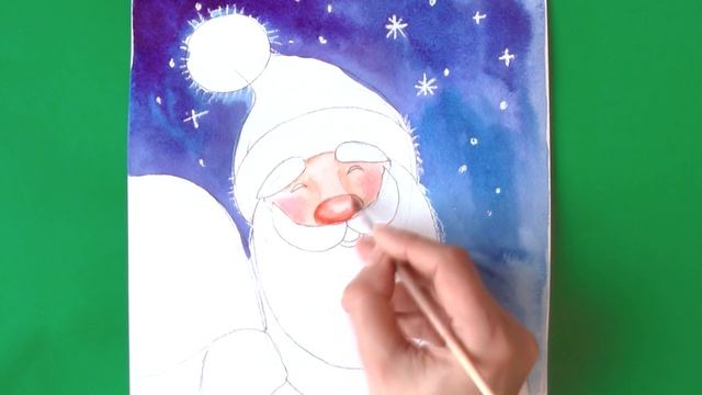 КАК НАРИСОВАТЬ ДЕДА МОРОЗА ❉ УРОКИ РИСОВАНИЯ / ART SCHOOL смотреть онлайн