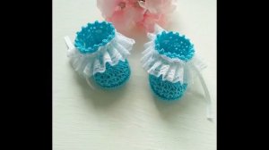 Роскошные пинетки для  новорожденных  -  более 60 вариантов|Подборка пинеток