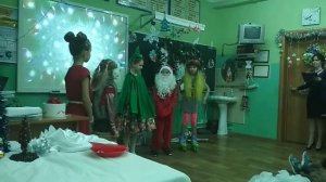 Новый год в школе, 2 класс, сценка! Праздник! Зима!