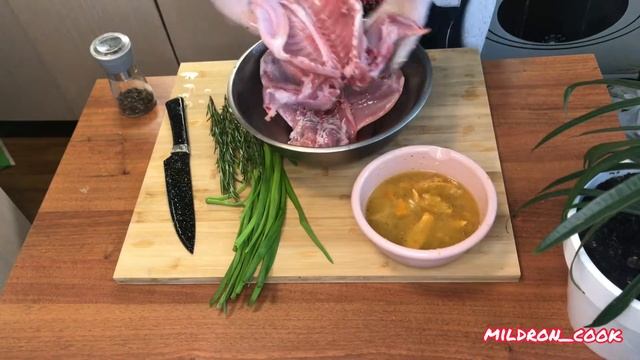 Рецепт сочного шашлыка из кролика/ Маринованный кролик на мангале