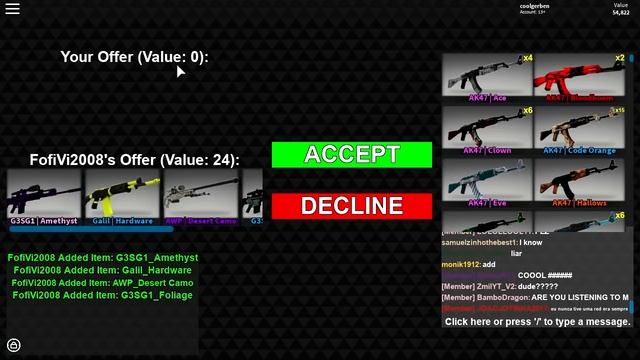 COUNTER BLOX TRADING TUTORIAL смотреть онлайн