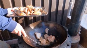 КАЗАН КЕБАБ ПО-ПОЛТАВСКИ ! Готовим свинину в чугунном казане с овощами на турбогриле.