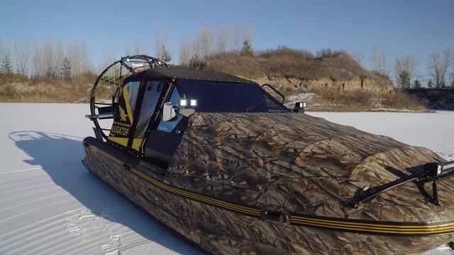 Аэролодка Alligator на воздушной подушке