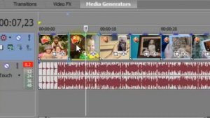 Видео из фотографий и музыки в Sony Vegas