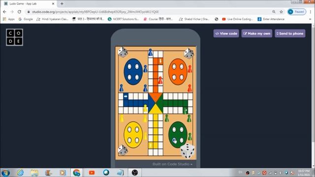 Real Time Ludo King Game In Applab on Code.org