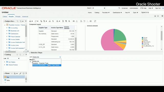 Oracle Fusion 76: Use Selection Step with Select Member Option in OTBI @OracleShooter смотреть онлайн