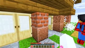 Having a SUPERHERO FAMILY in Minecraft!