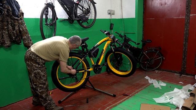 Распаковка и сборка электрофэтбайка Sheng Milo.