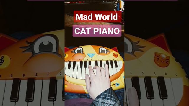 mad world cat piano Version - meowsic