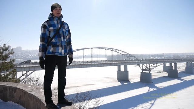 Подвесной мост влюбленных в Уфе