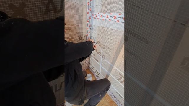 часть первая: подготовка стен перед утеплением эковатой #каркасноестроительство #каркасныйдом #крым