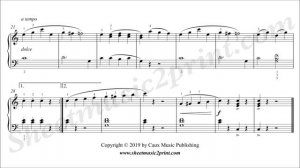 Haslinger : Sonatina in C Major (1/2 : Allegro non tanto)