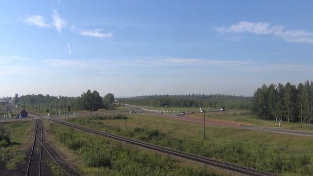 Круговое движение на въезде в Лесосибирск.