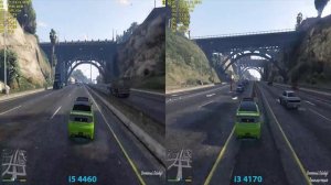 i3 4170 vs i5 4460 | GTX 970 GTA 5 CPU TEST 4K VIDEO