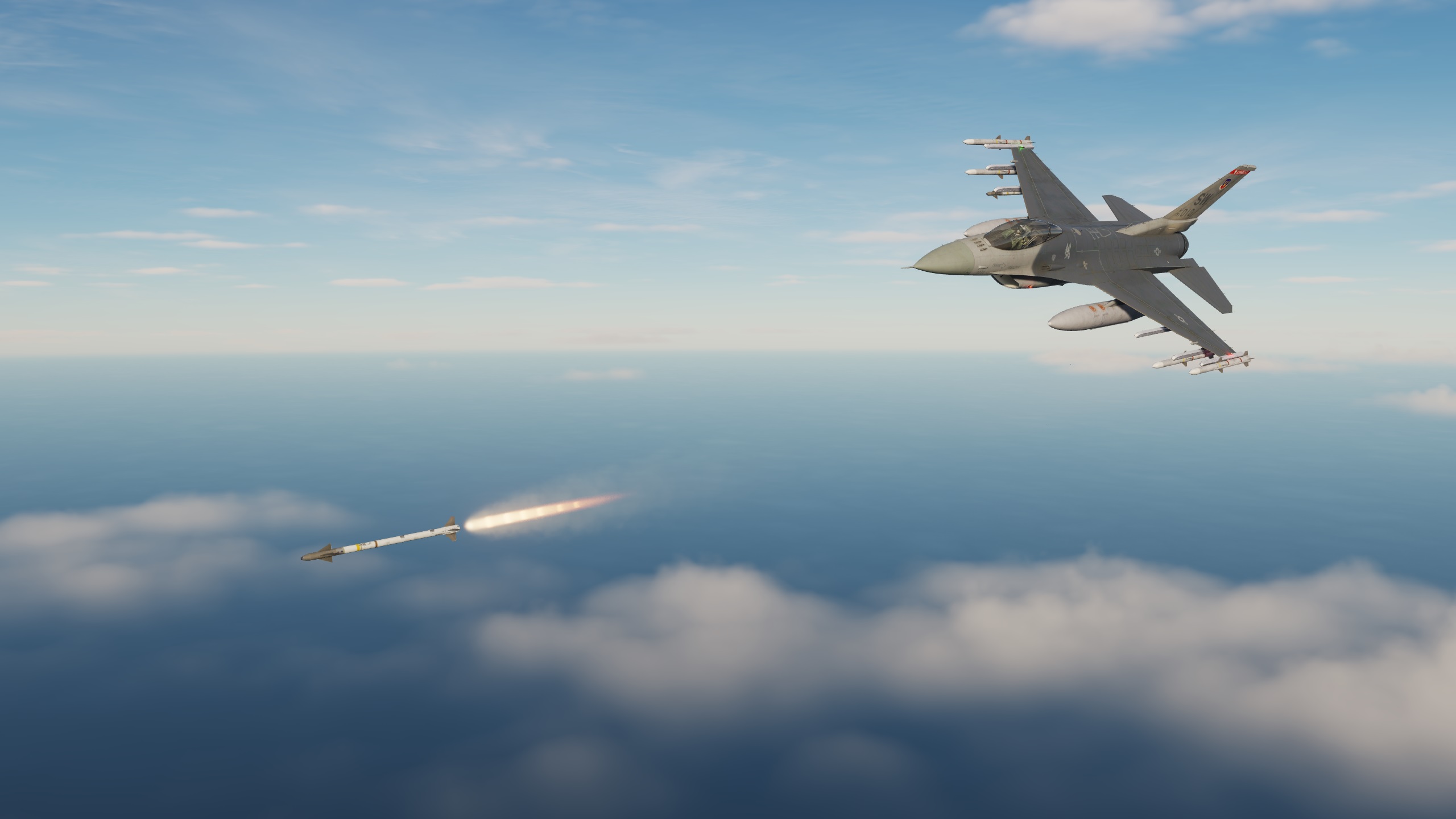 F-16C Viper. Использование вооружения воздух-воздух (DCS World)