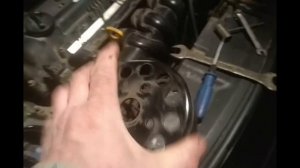 Замена помпы Hyundai SOLARIS