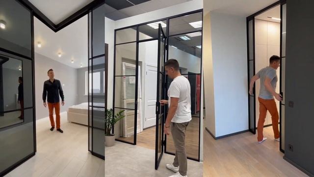 Стеклянные лофт перегородки Loft Kontora
