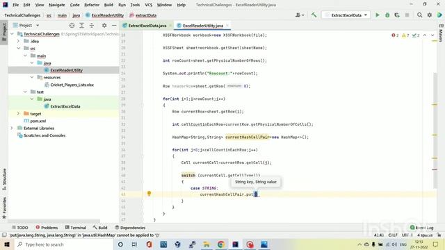 Part -2 Extract Excel Data-Practical Implementation Java|Technical Challenges in Automation|