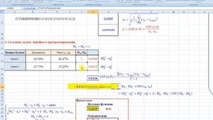 Портфель Марковица в Excel