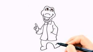 Как нарисовать крокодила Гену / Мультик раскраска для детей /  Раскрась Ка