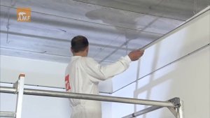 Монтаж потолков типа Армстронг (на немецком). Технология монтажа потолка Армстронг