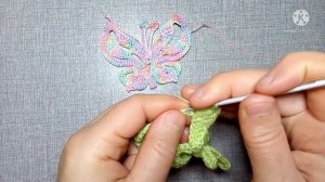 БАБОЧКА вязаная КРЮЧКОМ _ ИРЛАНДСКОЕ КРУЖЕВО