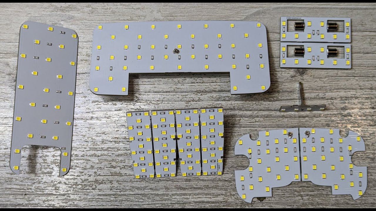 Toyota Land Cruiser Prado 120 полное освещение салона с регулировкой смотреть онлайн