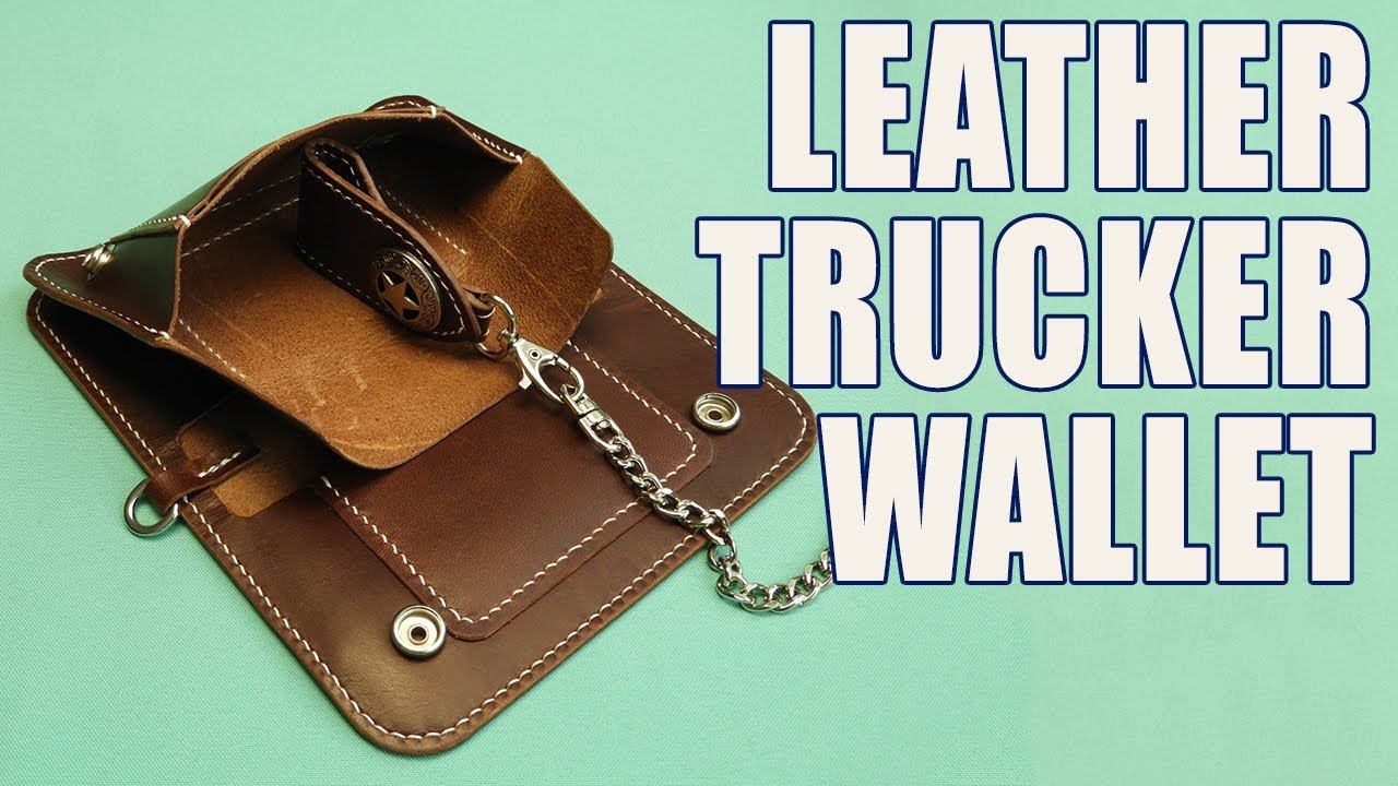 Best Quality Leather Wallet. Horse Genuine Leather Trucker Wallet смотреть онлайн