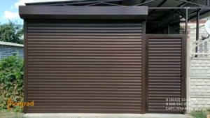 Рольворота с калиткой