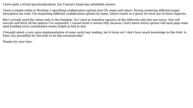 Lazy loading specific entities in Doctrine 2 смотреть онлайн