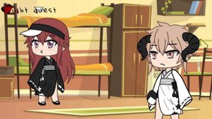 мини фильм: 👣ты не сможешь сбежать от меня👥 《яой》18+ gacha life 1/12