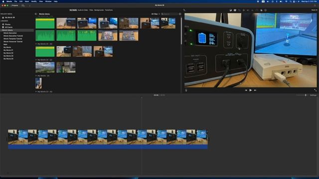 iMovie Editing on a 1440p Monitor смотреть онлайн