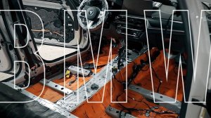 Обзор шумоизоляции BMW 5 G30. Материалы SGM Prime