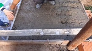 Бетонная отмостка вокруг дома своими руками.