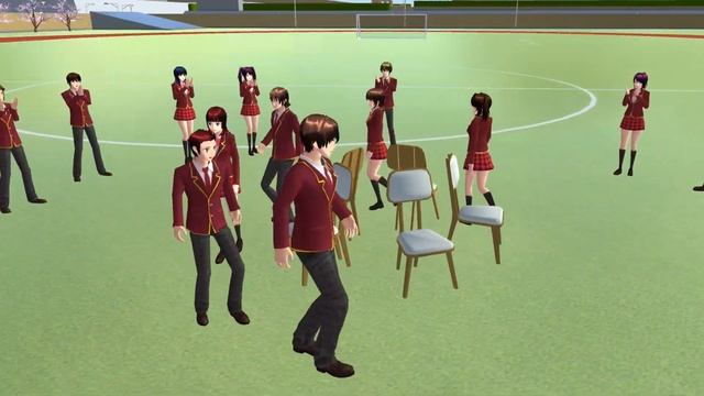 Musical Chairs Game || SAKURA School Simulator