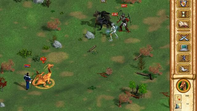 Убил 10к чёрных драконов одним героем и ударом в герои 4 смотреть онлайн