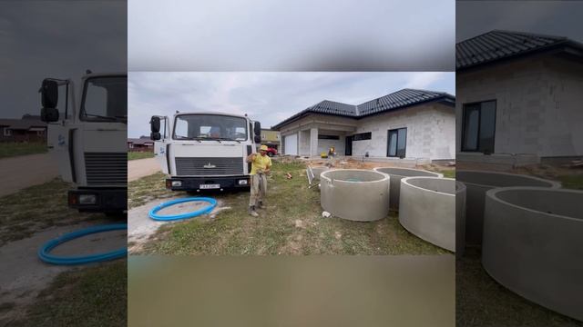 Песок в самом конце раскопок канализации ?