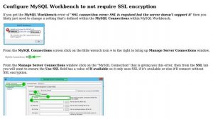 MySQL workbench failed to connect at localhost:3306 with user root ssl connection error: ssl is...