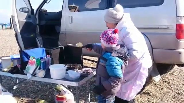 На стеклянухе.