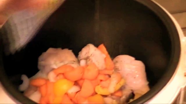 Куриная голень с овощами в мультиварке (рецепт) | #pro100smak смотреть онлайн