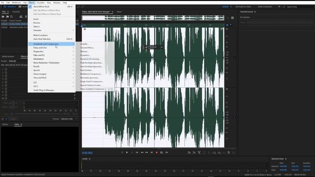 КАК СДЕЛАТЬ КАЧЕСТВЕННЫЙ ЗВУК ВСЕГО ЗА 1 МИНУТУ В ПРОГРАММЕ ADOBE AUDITION смотреть онлайн