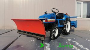 Минитрактор японский Iseki TU-185 с отвалом снегоуборочным передненавесным / почвофреза / без ПСМ