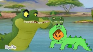Я крокодил, крокожу и буду крокодить