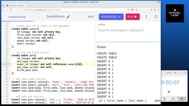 10 Minutes SQL – SQL Crash Course For Beginners – Learn SQL with PostgreSQL