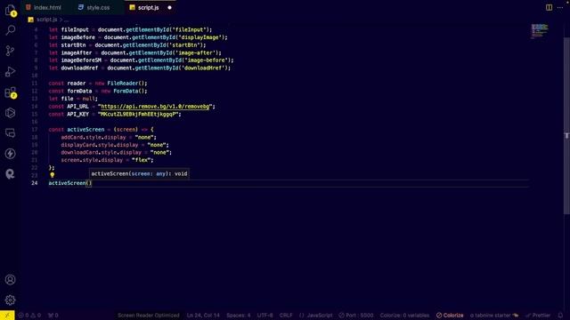 Image Background Remover Using JavaScript & APIs
