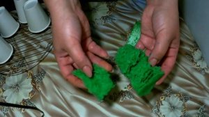 Мох и грибы для украшения торта.