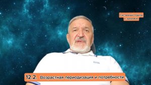 12.2 Возрастная периодизация и потребности.