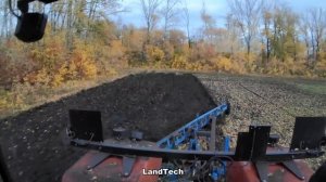 Глубокая вспашка трактором РСМ 2375 с навесным плугом ПЛНУ-8-40 на глубину 30 см!