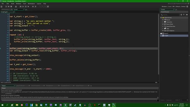 Faster String Concatenation - Optimizing GameMaker Games смотреть онлайн